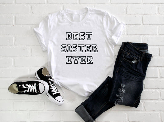 Kid's/ Baby "Best Sister/ Brother Ever" T-Shirt/ Romper