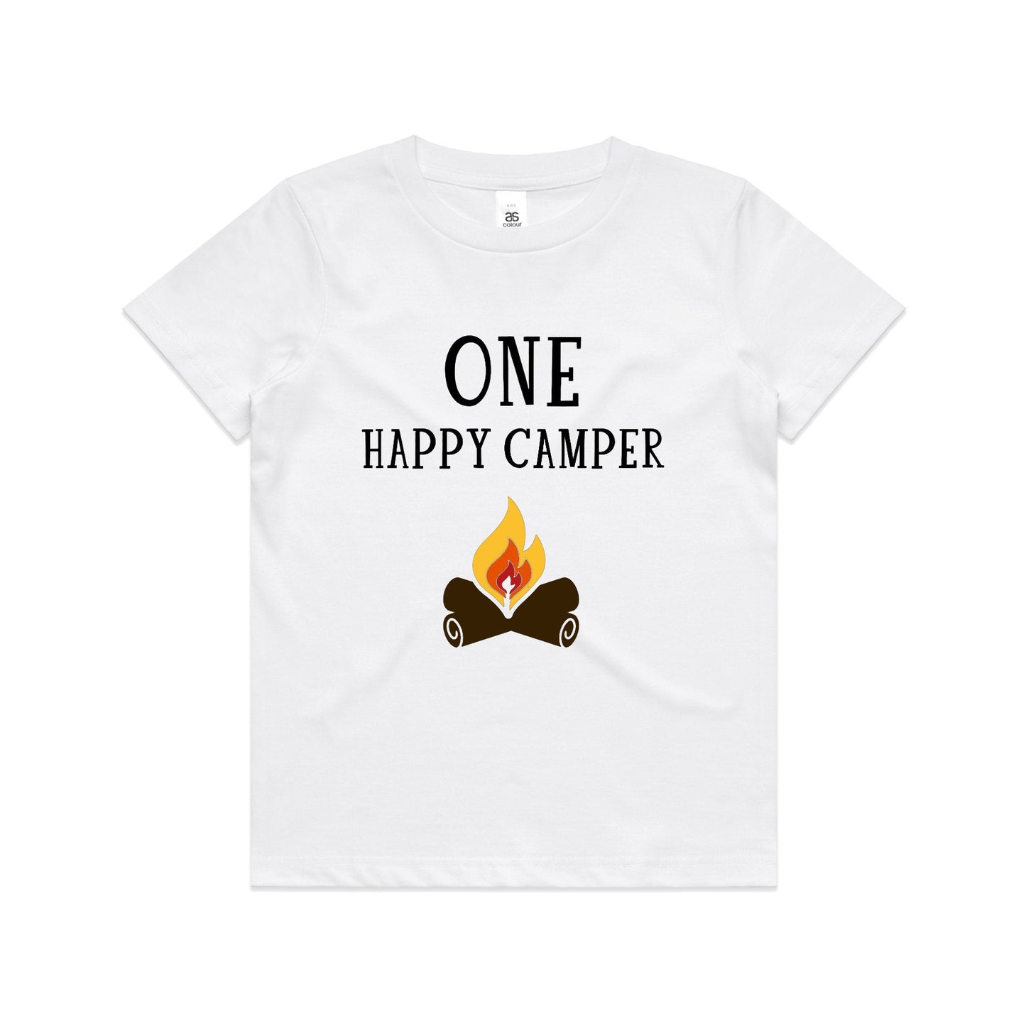 Kid's "One Happy Camper" 1stBirthday T-Shirt