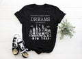 New York Concrete Jungle Where Dreams Are Made Of Adult/ Kid's/ Baby T-Shirt/ Romper
