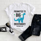 Kid's/ Baby T-Shirt/ Romper "Being Promoted to Big Cousin (Insert Year)" Dinosaur Theme
