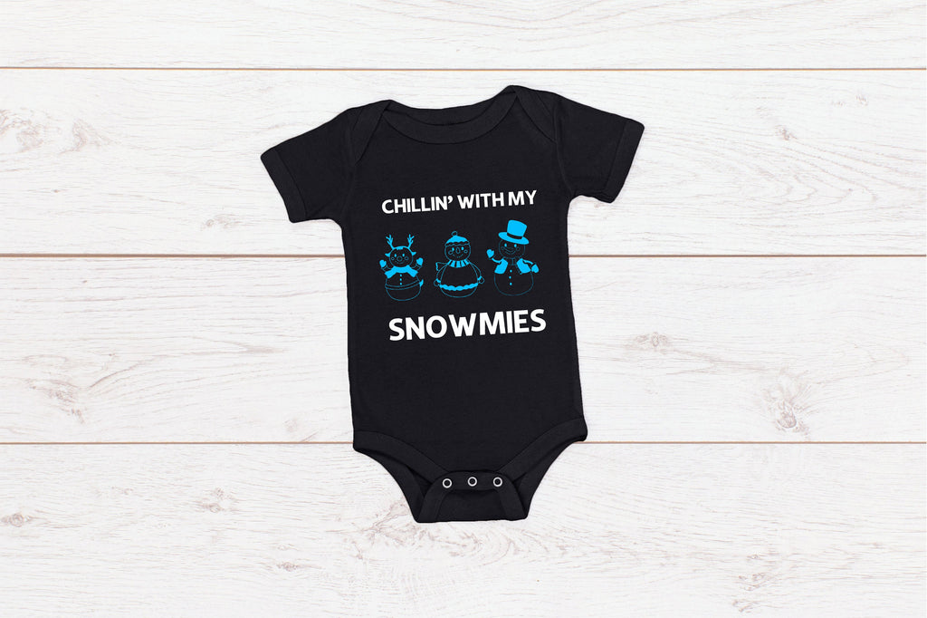 Chillin’ With My Snowmies Adult/ Child and Baby T-shirt/ romper
