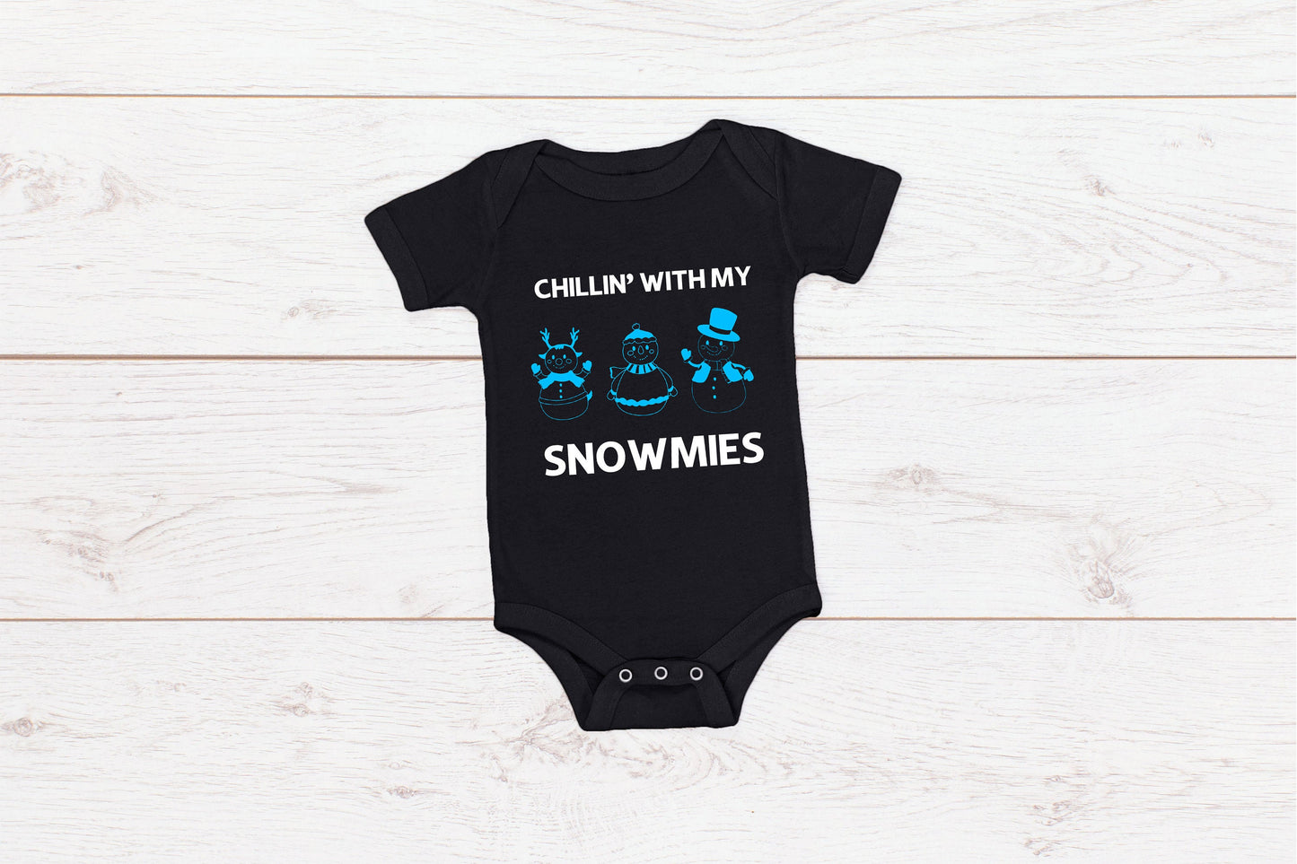 Chillin’ With My Snowmies Adult/ Child and Baby T-shirt/ romper