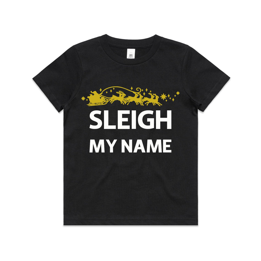 Sleigh My Name Christmas T-shirt Baby/ Kids/ Adults Romper/ T-shirt