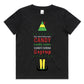 Four Main Food Groups Candy, Candy Canes, Candy Corn & Syrup Elf Christmas Baby/ Kids and Adult T-shirt/ Romper