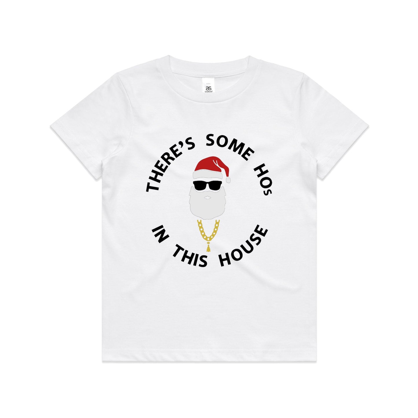 There’s Some Hos In This House Christmas T-shirt Baby/ Kids/ Adults Romper/ T-shirt
