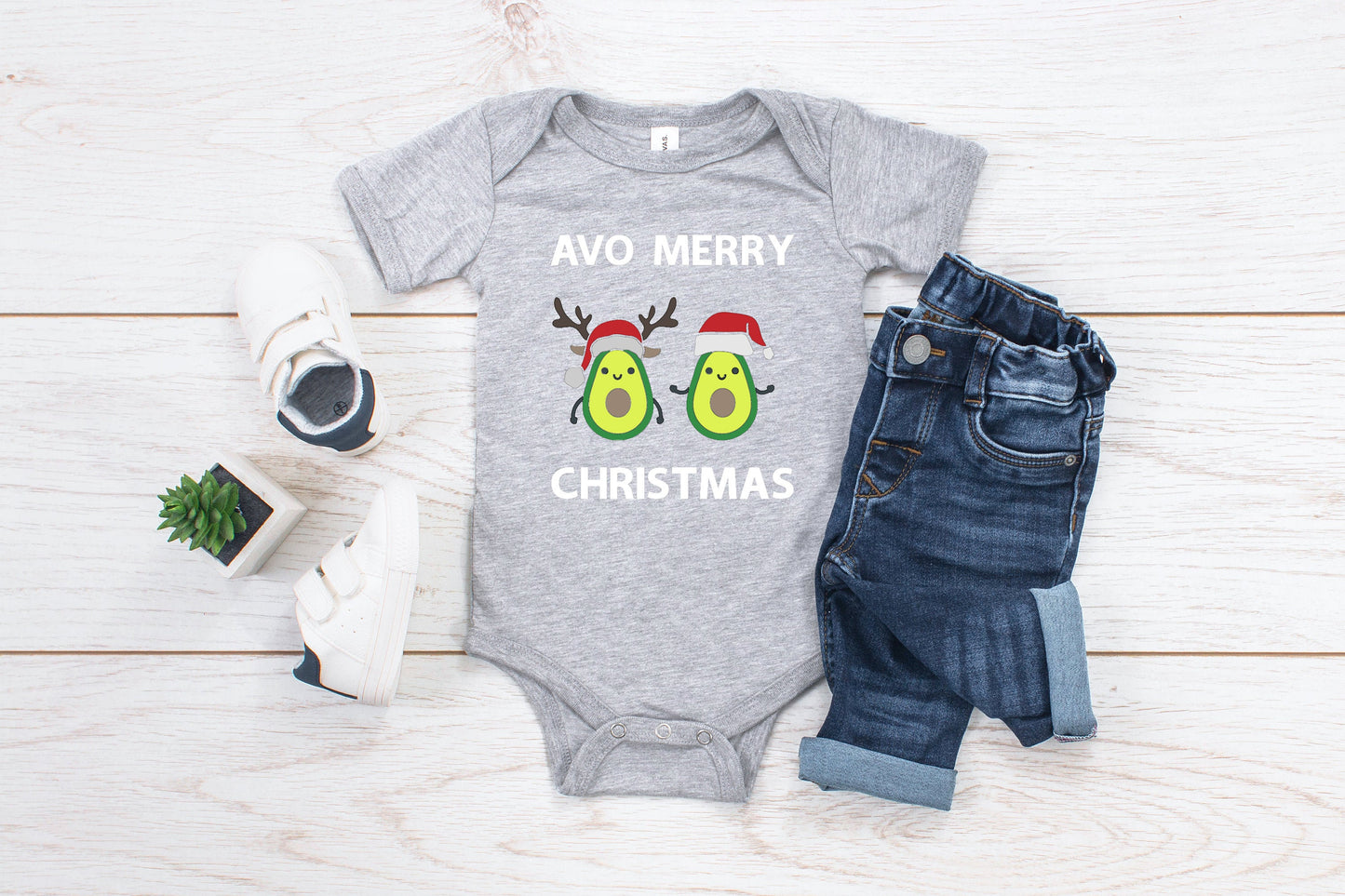 Avo Merry Christmas Adult/ Kid's/ Baby Christmas T-Shirt/ Romper
