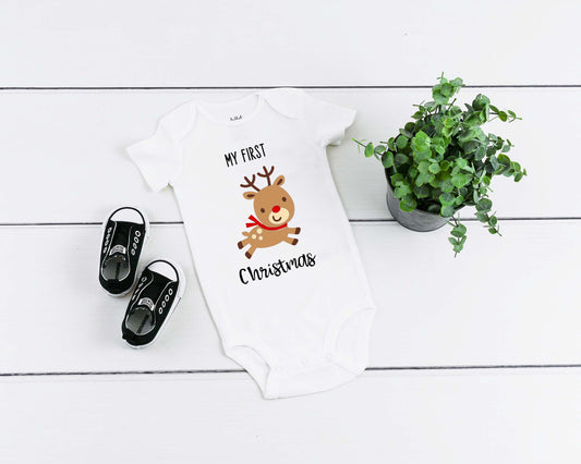 Baby Christmas Romper/ T-Shirt "My First Christmas"