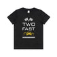 Kid's  "Two Fast" 2nd Birthday T-Shirt Race Car T-Shirt