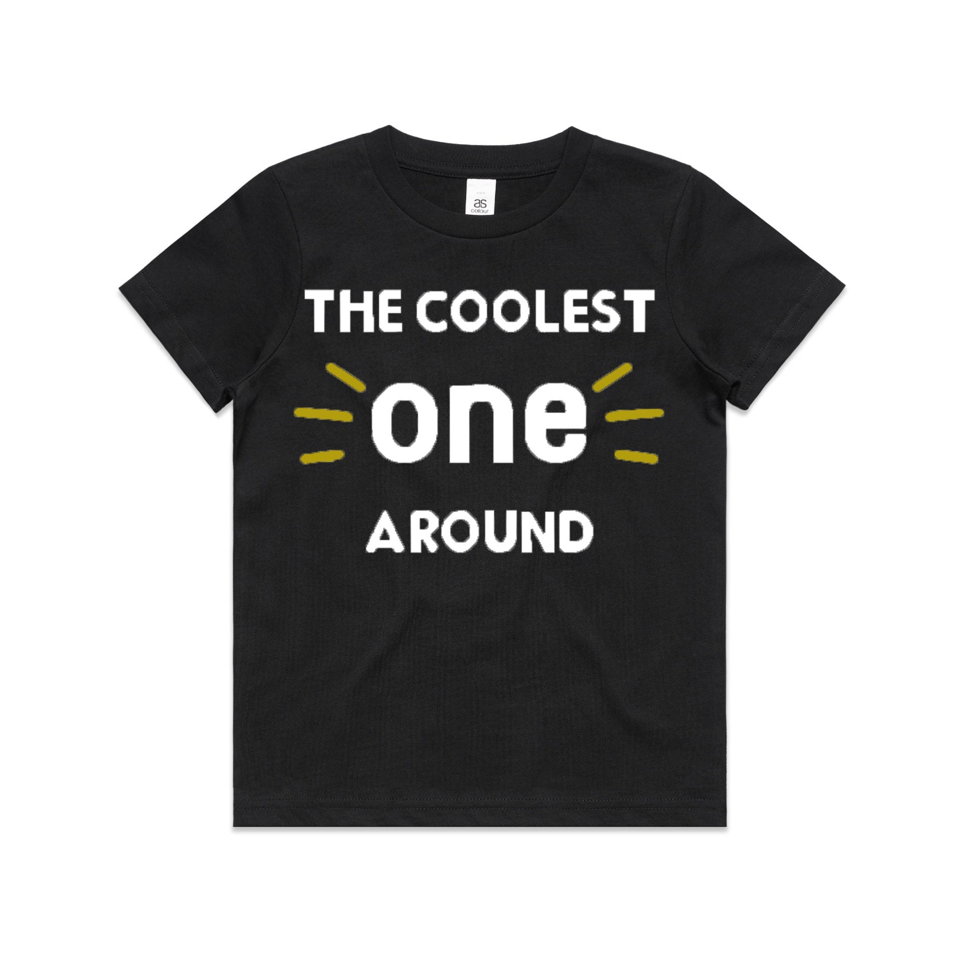 Baby First Birthday Romper/ T-Shirt "The Coolest One Around"