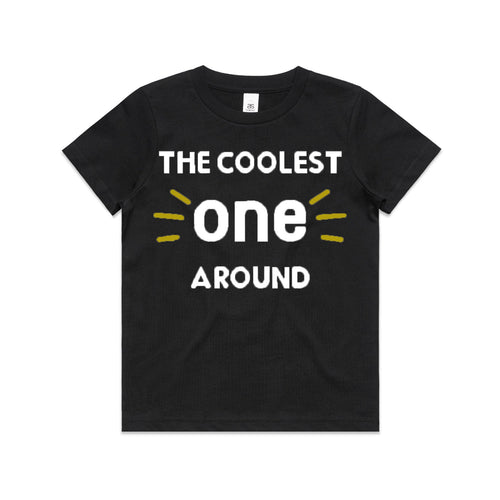 Baby First Birthday Romper/ T-Shirt "The Coolest One Around"