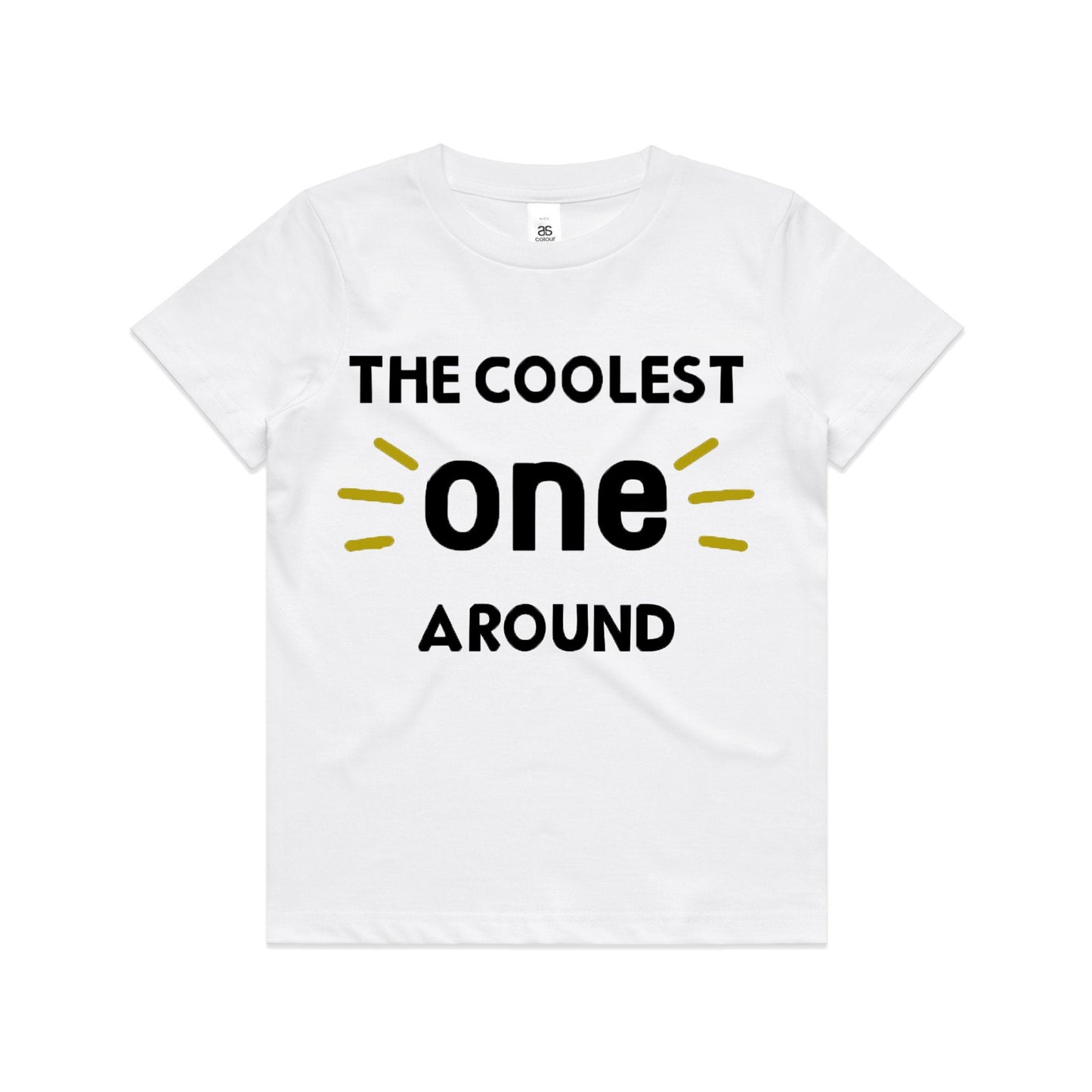 Baby First Birthday Romper/ T-Shirt "The Coolest One Around"