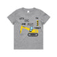 Baby Birthday Romper/ Kid's  T-Shirt "Let's Dig and Play I'm (insert age) Today"