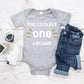 Baby First Birthday Romper/ T-Shirt "The Coolest One Around"