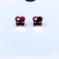 Aussie Toast Mirror Finish Acrylic Stud Earrings