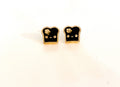 Aussie Toast Mirror Finish Acrylic Stud Earrings