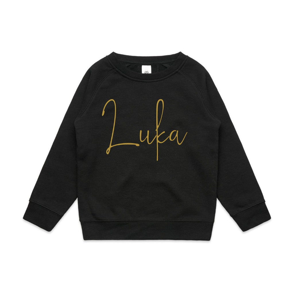Children’s Signature Name Sweatshirt