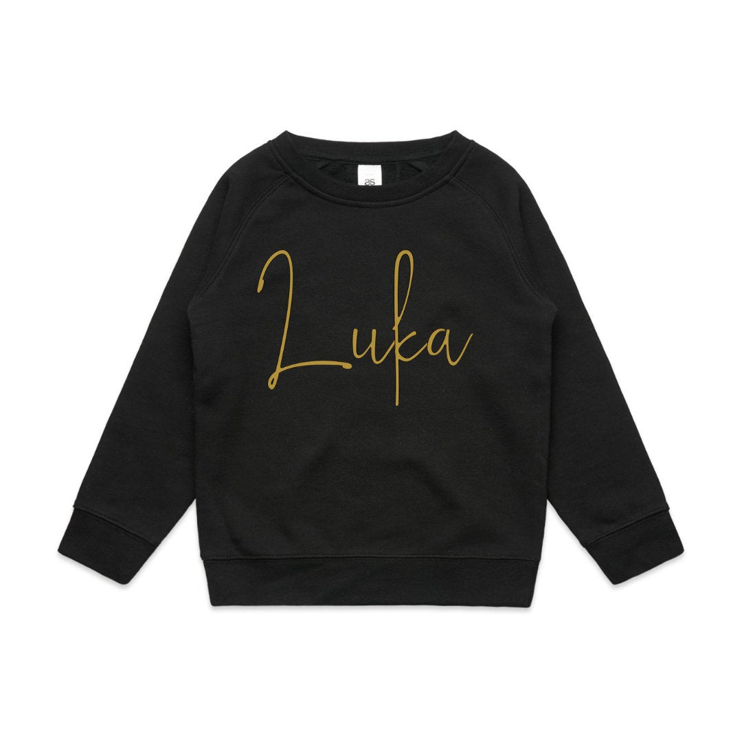 Children’s Signature Name Sweatshirt