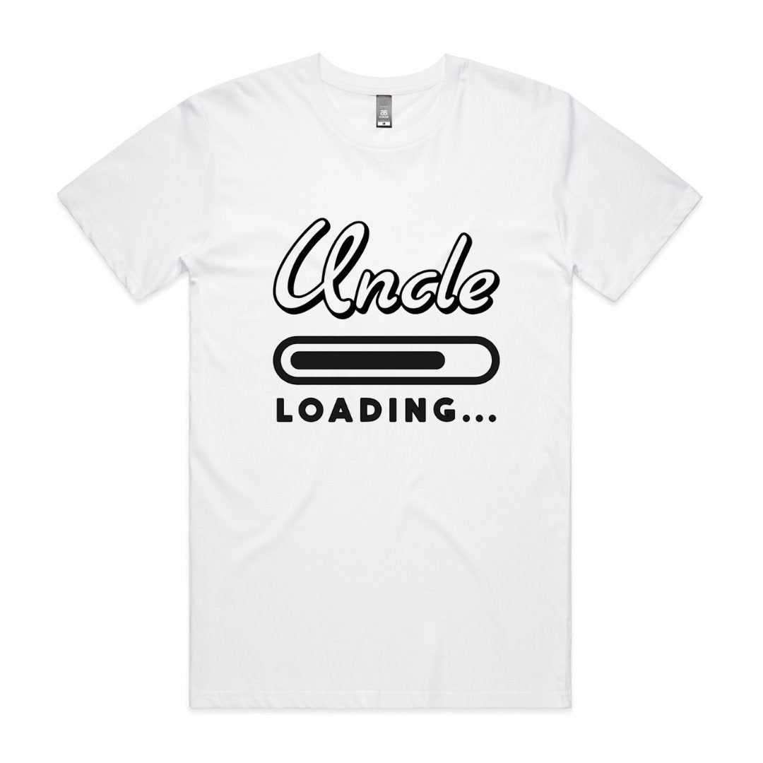 Pregnancy Announcement T-Shirt "Insert Person" Loading Uncle | Aunty | Grandma | Grandpa etc