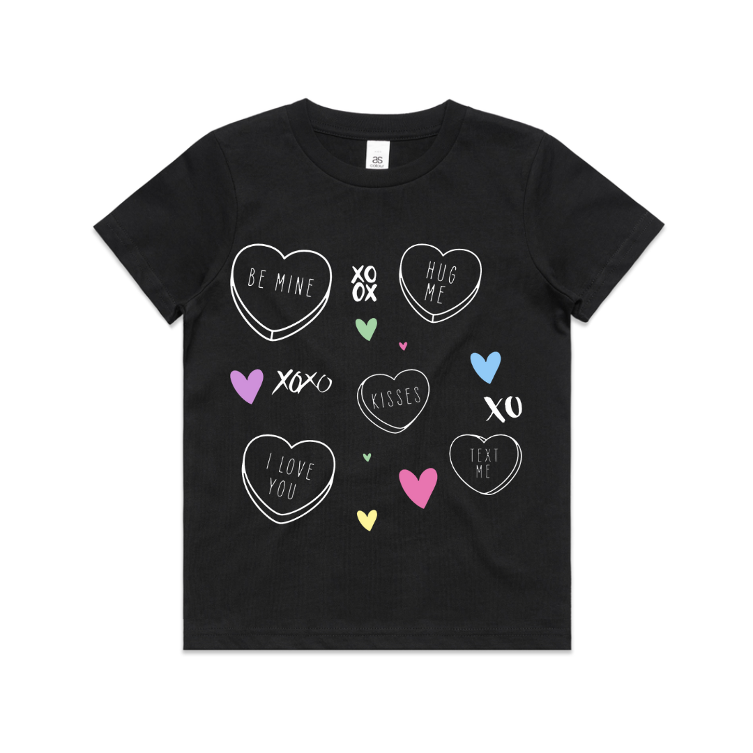 Valentine’s Day Candy Hearts Adult | Toddler | Baby T-Shirt/ Romper
