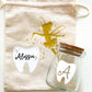 Personalized Tooth Fairy Jar and Bag