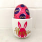 Personalised Easter Bunny Name Egg Cup