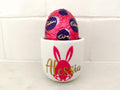 Personalised Easter Bunny Name Egg Cup