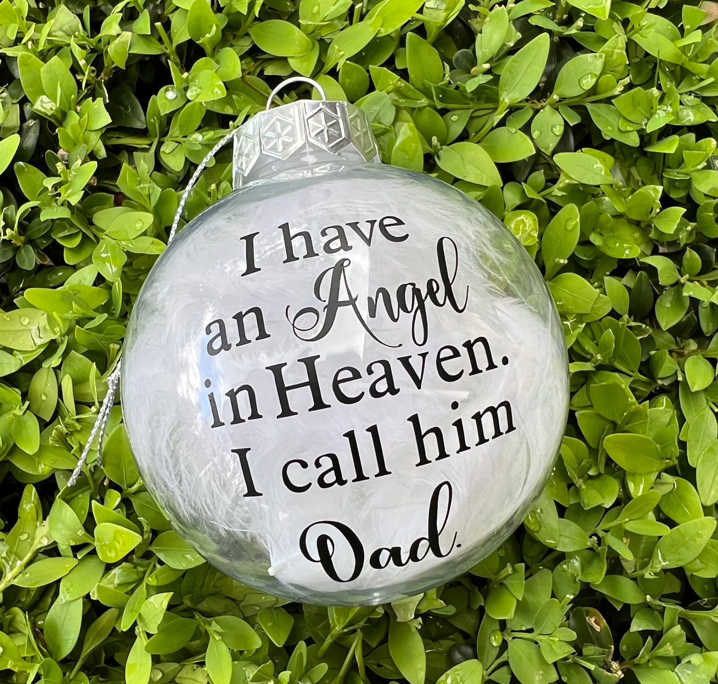 Angel in Heaven| In Memory of | Remembrance| Personalised Christmas Bauble