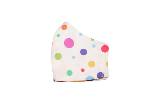 Spotty Handmade Fabric Face Mask 100% Cotton Reusable with Filter Pocket For Adults & Children