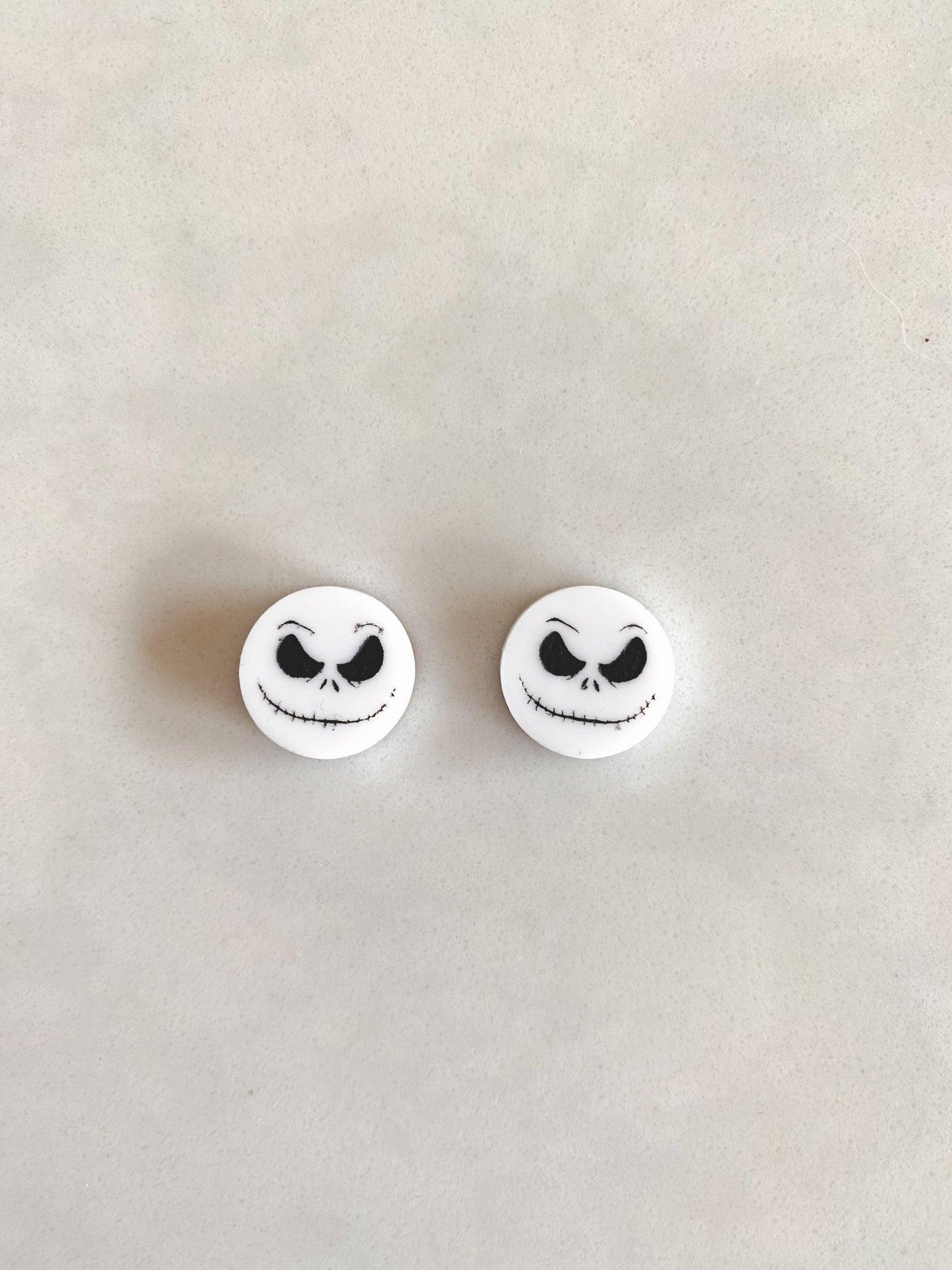 Jack Skellington Acrylic Stud Earrings
