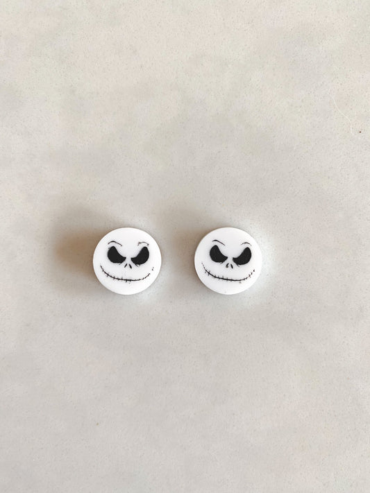 Jack Skellington Acrylic Stud Earrings